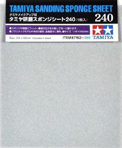 TAMIYA TOOLS / ACCESSORIES - SANDING SPONGE SHEET 240