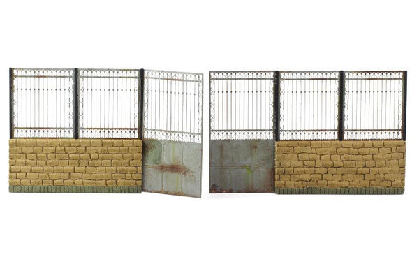 1/35 scale Metal Fence B - big set with gate