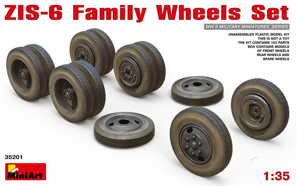 Miniart 1:35 ZIS-6 Family Wheels Set