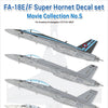 F/A-18E/F Super Hornet Decal set - Movie Collection No.5 1/72 scale