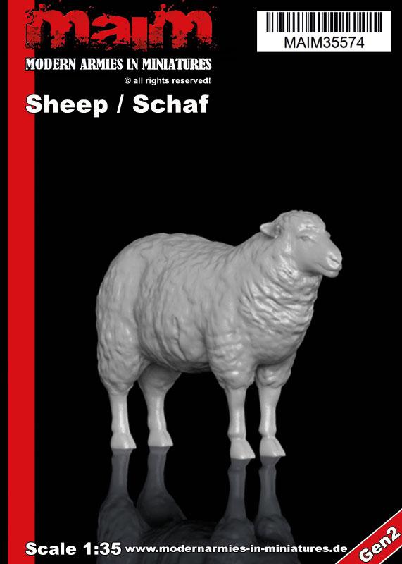 1/35 scale 3D printed model kit - Sheep / 1:35