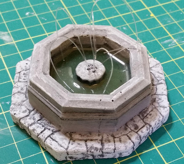 1/35 scale Fountain #1 - European town square