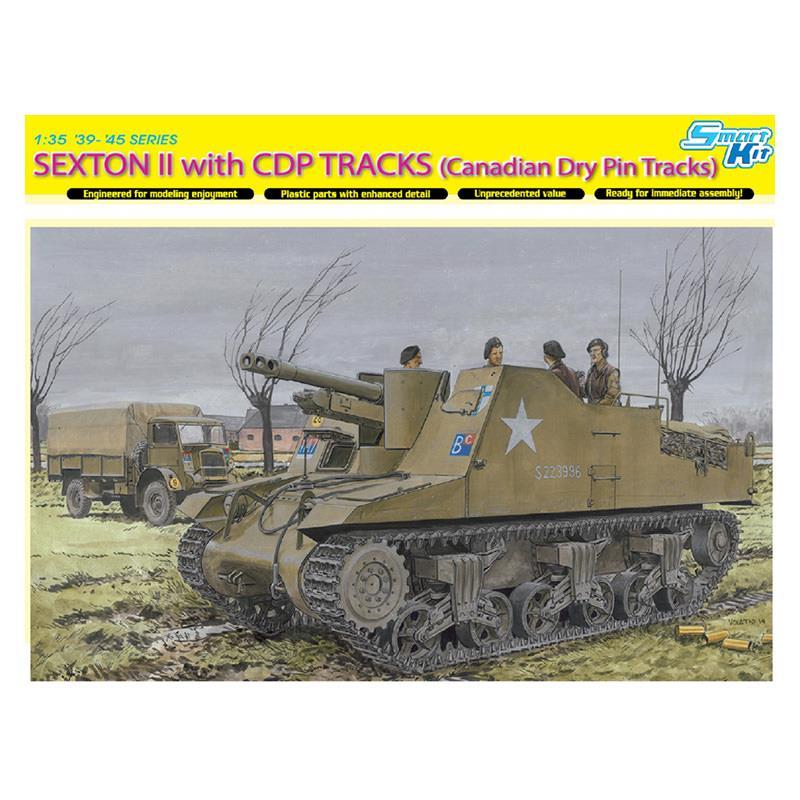 Dragon 1/35 scale WW 2SEXTON II LATE PRODUCTION CANADIAN DRY PIN TRACKS (SMART KIT)