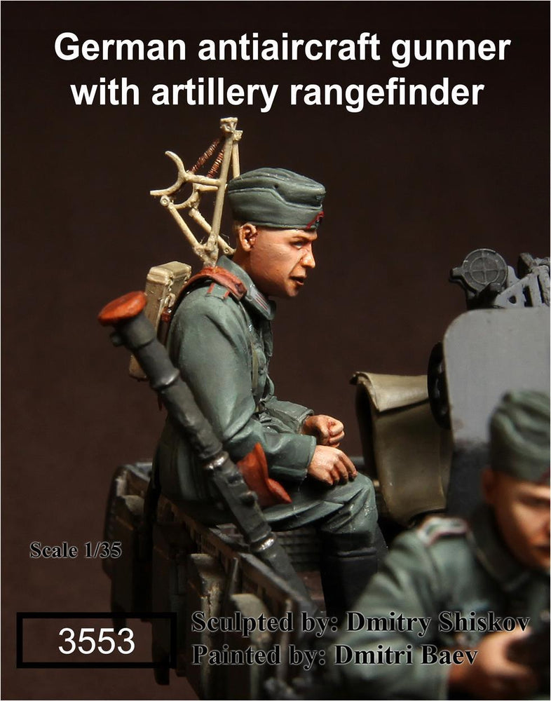 1/35 Scale resin figure WW2 German antiaircraft gunner #4
