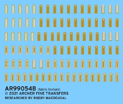 Archer Decals -Afrika Korps shoulder boards for panzergrenadiers 1/35