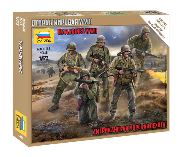 Zvezda 1/72 WW2 US marines