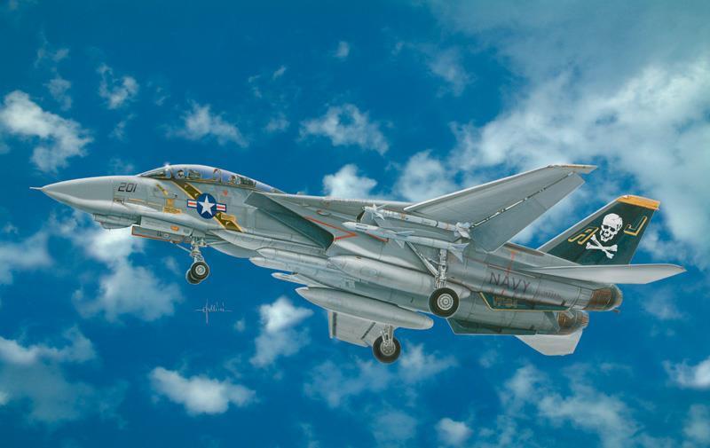 ITALERI 1/48 AIRCRAFT F-14A TOMCAT