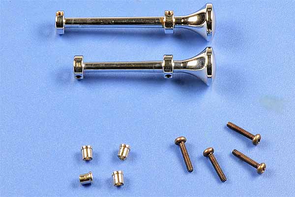 CARSON R/C 1:14 Air Horn-Set long / short chrome brass