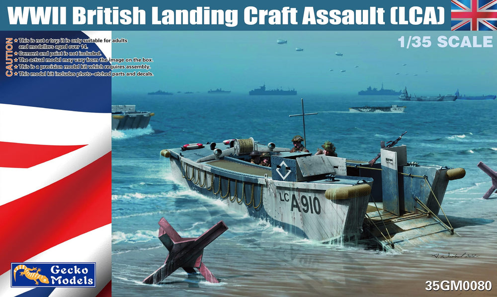Gecko 1/35 scale WWII British landing craft assault [LCA]