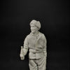 1/35 scale resin figure kit WW2 Soviet tanker at rest No.2