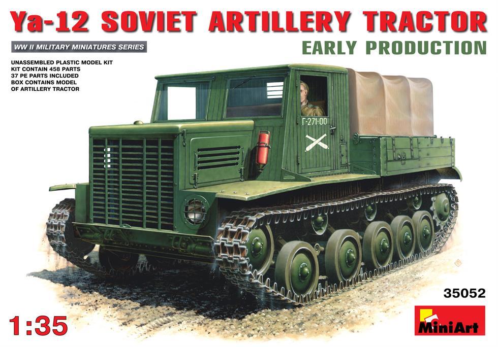 Miniart 1:35 Soviet Artillery Tractor Ya-12 Early Prod