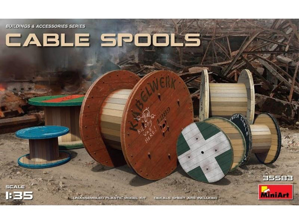 Miniart 1:35 Cable Spools / Drum