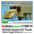 DEF models 1/35 scale WW2 British Austin K2  Truck Balloon wheel set -goodyear (for Airfix 1/35)