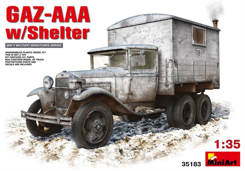 Miniart 1:35 GAZ-AAA With Shelter