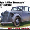 1/35 Scale 1937 Opel Light Staff 'Stabswagen' Cabriolet