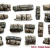 1/35 Scale resin kit Tents & Tarps Set  #4 military vehicle stowage