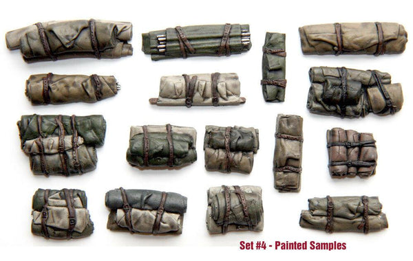 1/35 Scale resin kit Tents & Tarps Set  #4 military vehicle stowage