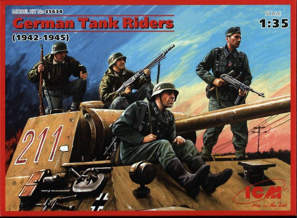 ICM - German Tank Riders (1942-1945),  (4 figures)