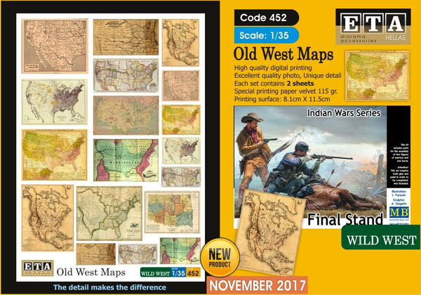 1/35 Scale Old West maps