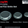 MAIM Round Fan Grille Set - Diorama Acc. / Uniscale