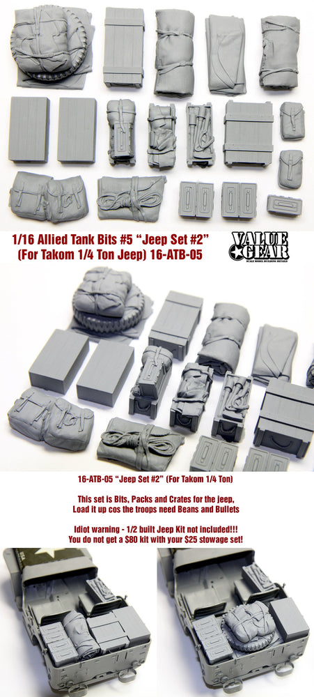 Value Gear HCT 1/35 M18 Hellcat Stowage Set ( for Tamiya kit)