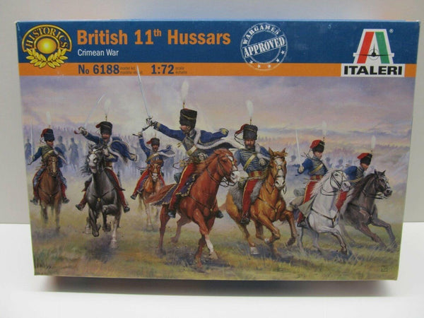 ITALERI 1/72 FIGURES BRITISH HUSSARS (CRIMEAN WAR)