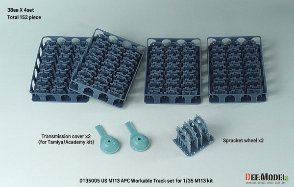 DEF Models 1/35 US M113 APC Workable Track set (for 1/35 M113 kit)