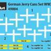 Miniart 1/48 scale WW2 German Jerry Cans diorama accessories