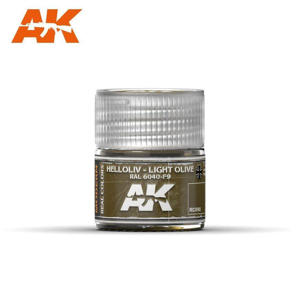 AK Real Color - Helloliv-Light Olive RAL 6040-F9  10ml