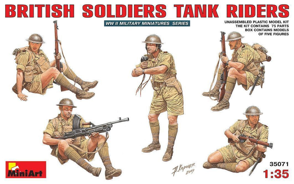 Miniart 1:35 British Soldiers Tank Riders