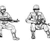 UH Door Gunners Vietnam 2 Resin Figures CMK 1:35 Scale