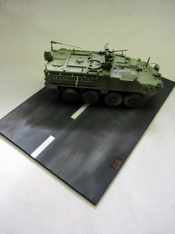 1/35 Scale Diorama Base No.8 Modern Highway 300 210 mm