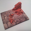 120mm Brick wall and base Vignette 1/16th scale