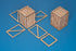1/35 Scale Natural wood box (oryginal dim.:45cm 45cm 70cm) pcs
