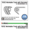 T97E2 Workable Track with Sprocket parts (for 1/35 Early M48)