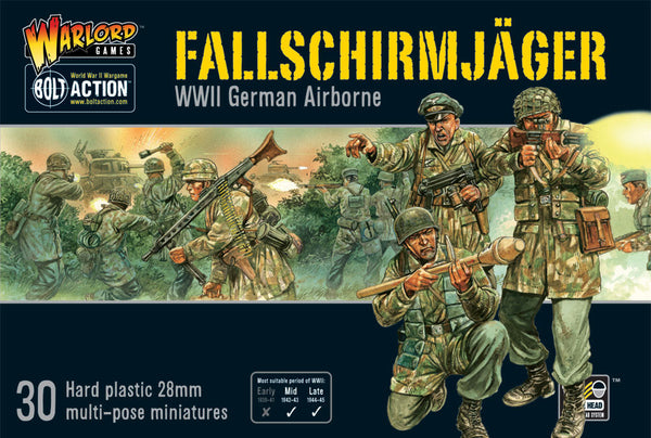Warlord Games 28mm - Fallschirmjager (German Paratroopers)