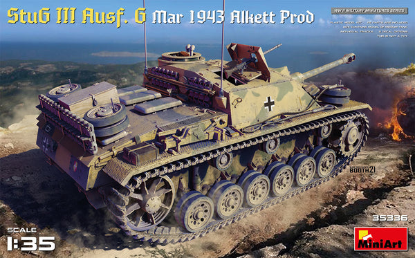 Miniart 1/35 WW2 German StuG III Ausf. G March 1943 Alkett Prod