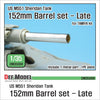 1/35 scale US M551 Sheridan 152mm Barrel set- Late (for 1/35 Tamiya kit)