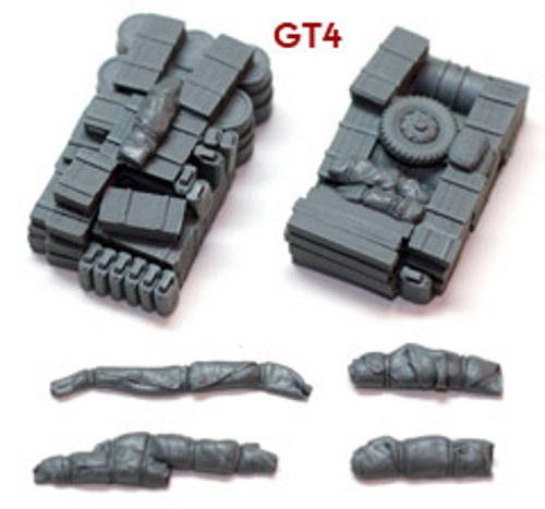 1/72 scale 72GT4 German Truck Blob (2 Pack) Set GT4