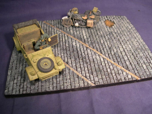 1/35 Scale Town Square Diorama Base