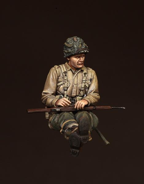 1/35 Scale Resin model kit WW2 U.S. Army Airborne on Sherman. #1