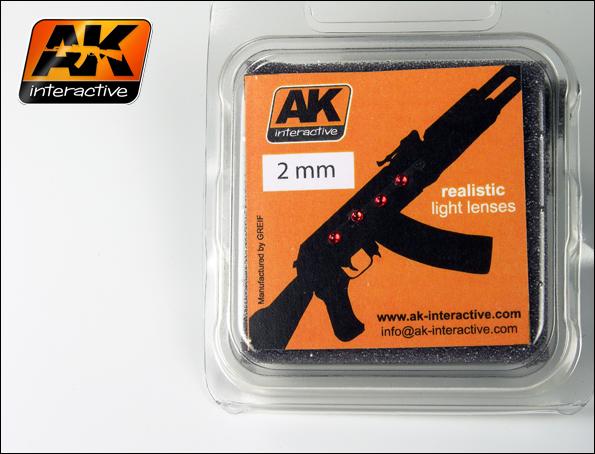 AK INTERACTIVE LIGHT LENSES RED 2mm