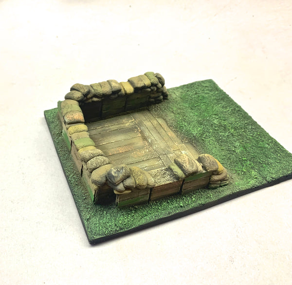 1/35 scale ARTILLERY PIT #1 display base FoG Models and Valuegear