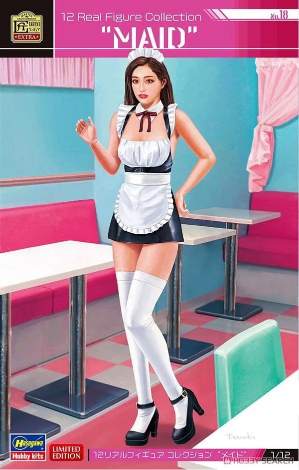 Hasegawa 1:12 Real Figure Collection No.18  - Maid