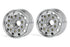 CARSON R/C 1:14 Truck Front Wheel wide gray (2) ABS (for Tamiya Trucks)