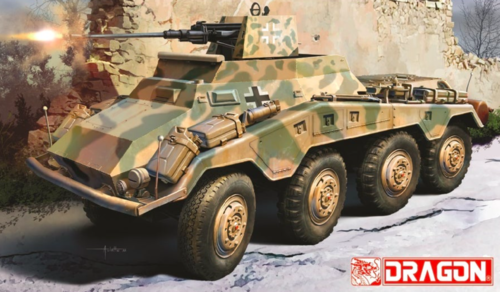 Dragon 1/35 WW2 German SD.KFZ 234/3 W/2CM SCHWEBALAFETTE (2CM)