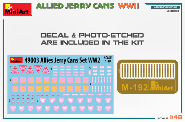 Miniart 1/48 WW2 Allied Jerry Cans