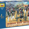 Zvezda 1/72 Russian Foot Artillery 1812-1814