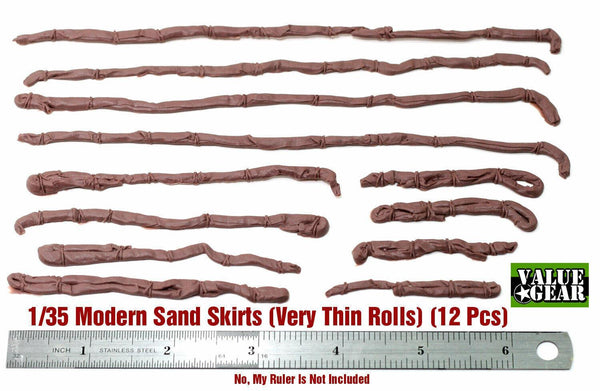 1/35 scale Modern sand skirts (Very thin rolls) 12 pcs