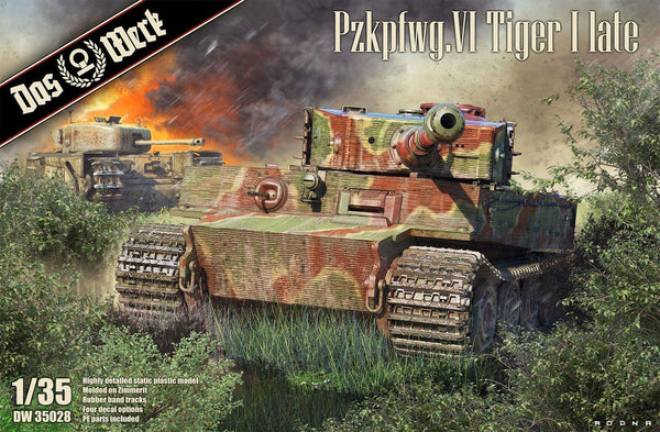 Das Werk 1/35 WW2 German Pz.Kpfw VI Tiger I  tank # 35028